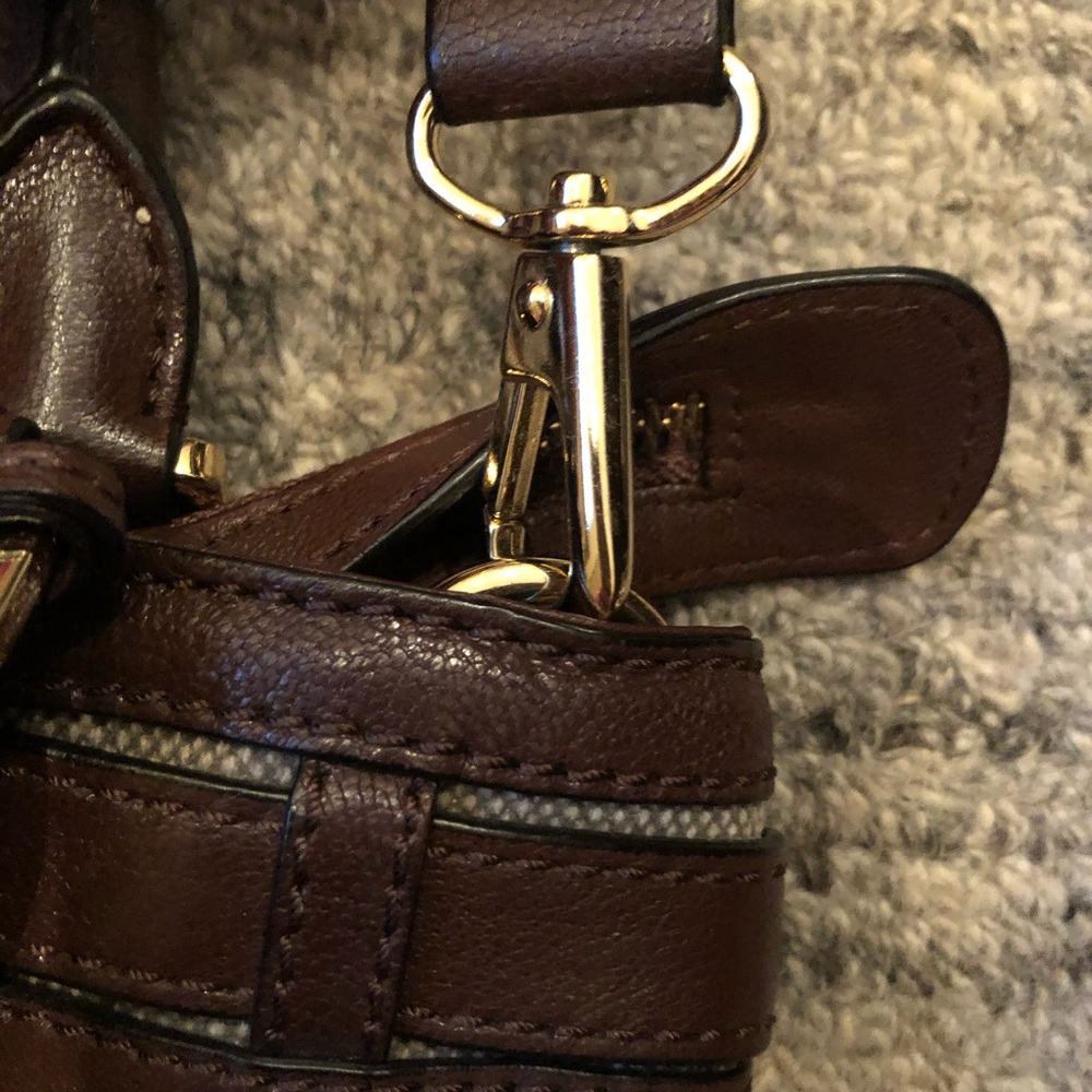 Michael Kors Marina Canvas Satchel - Picture 8 of 9
